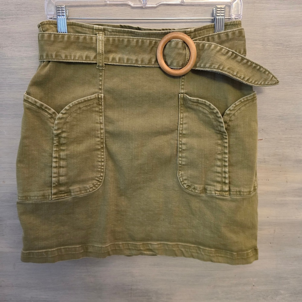 Pilcro & the Letterpress by Anthropologie "Charlie" Denim Mini Skirt U.S.‎ 6 GC